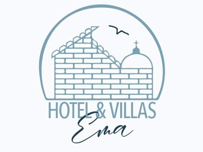 锡瓦塔塔内霍Hotel Villas Ema的酒店和别墅的标志