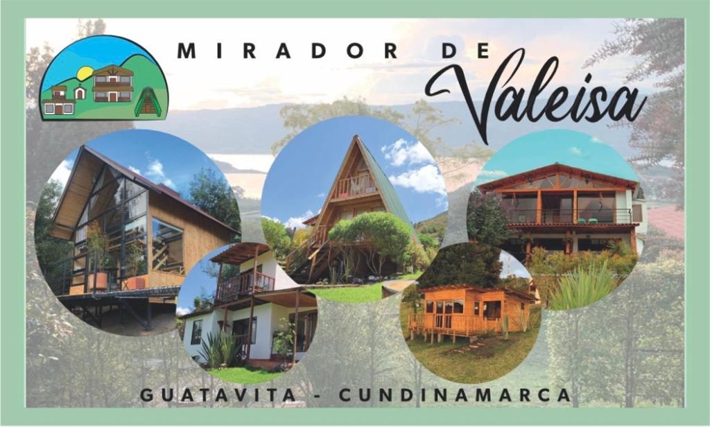 瓜塔维塔Mirador Valeisa的不同房屋的照片拼合在一起