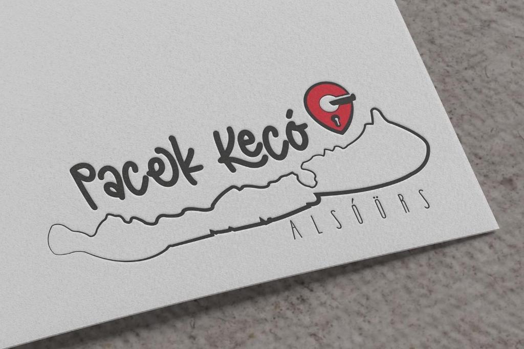 下厄尔什Pacek Keco的一张卡片,上面画着鲨鱼和摇滚 ⁇ 的字样