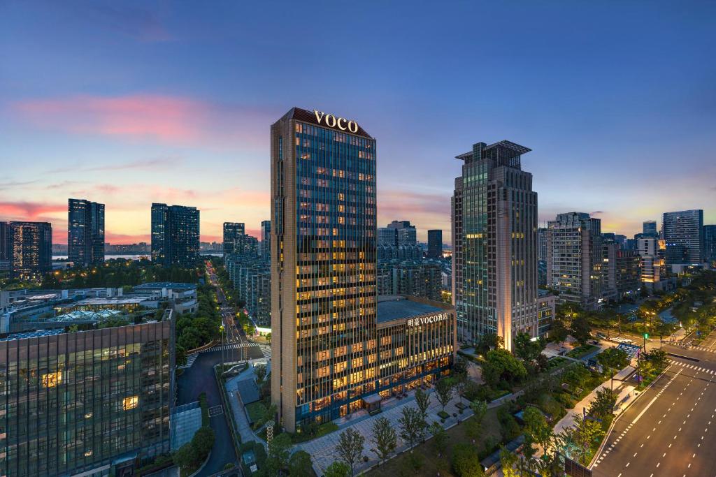杭州杭州明豪voco酒店，洲际酒店集团旗下的城市高楼空中景观