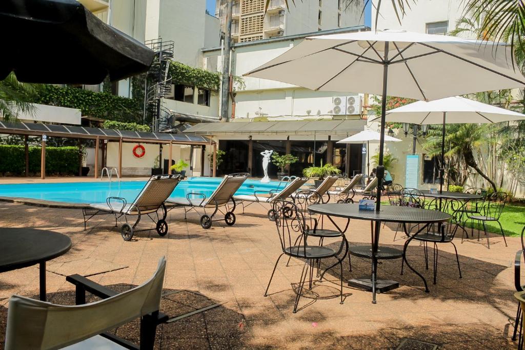 Nobile Suites Excelsior Asuncion内部或周边的泳池