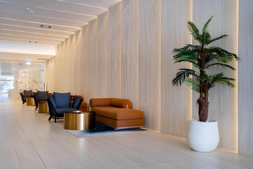 Nathan&#39;s Suites On The Beach的休息区