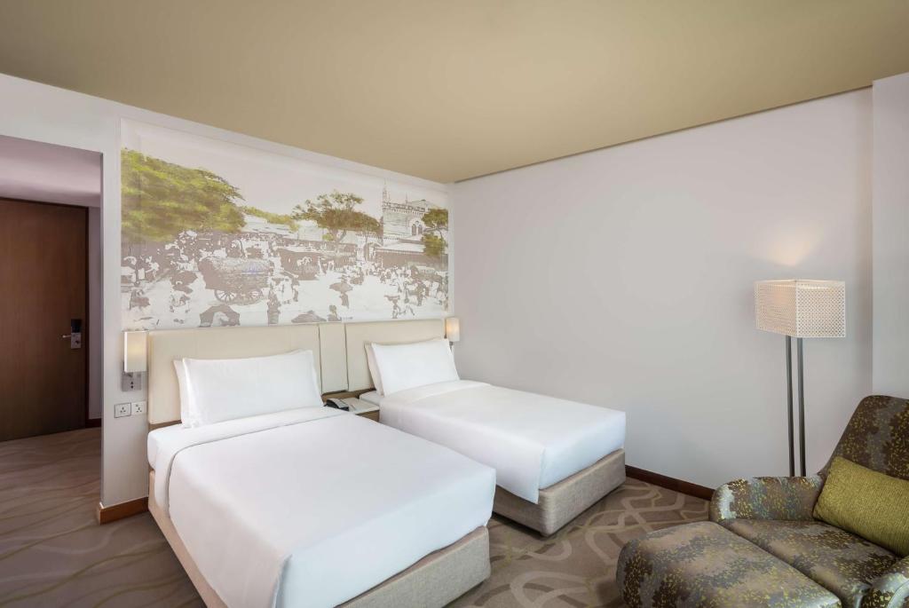 Radisson Hotel Colombo客房内的一张或多张床位
