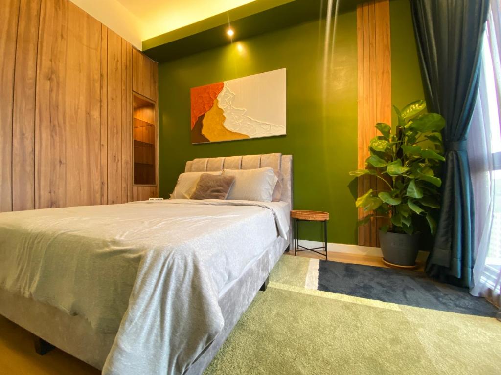 Sentral Suites By RKD HOME客房内的一张或多张床位