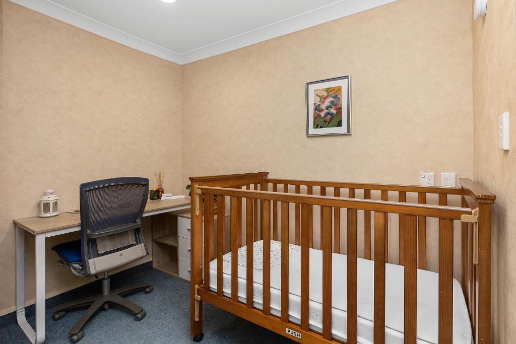 Hamilton Summer Treat- 4 Bedroom with pool客房内的一张或多张床位