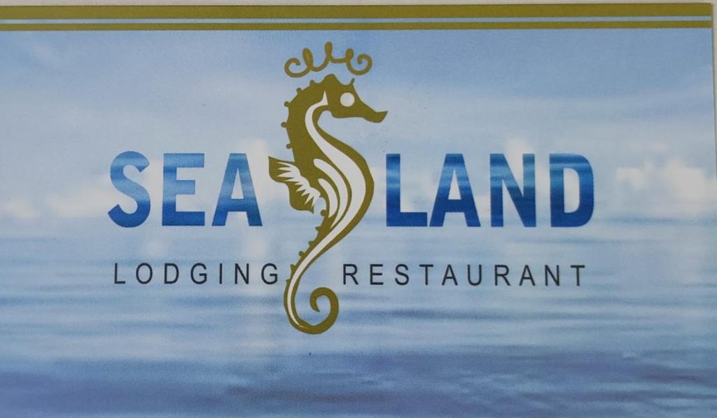 Nirmalsea land lodging & restaurant的海陆餐厅标志