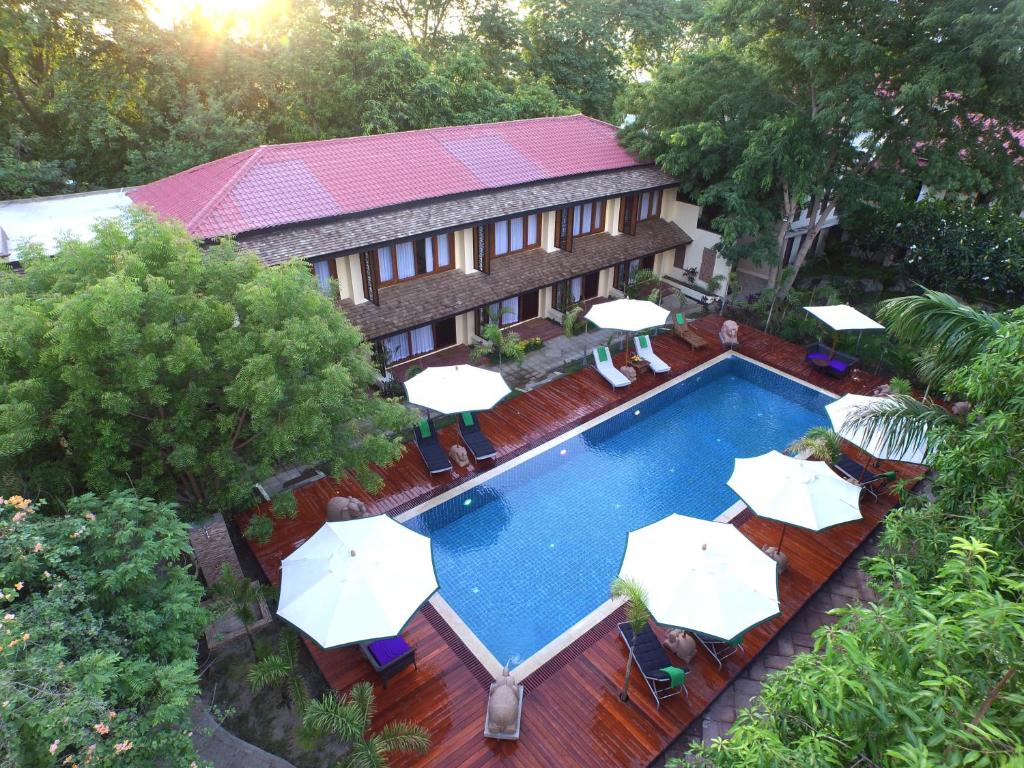 我的蒲甘阿马塔度假酒店内部或周边泳池景观