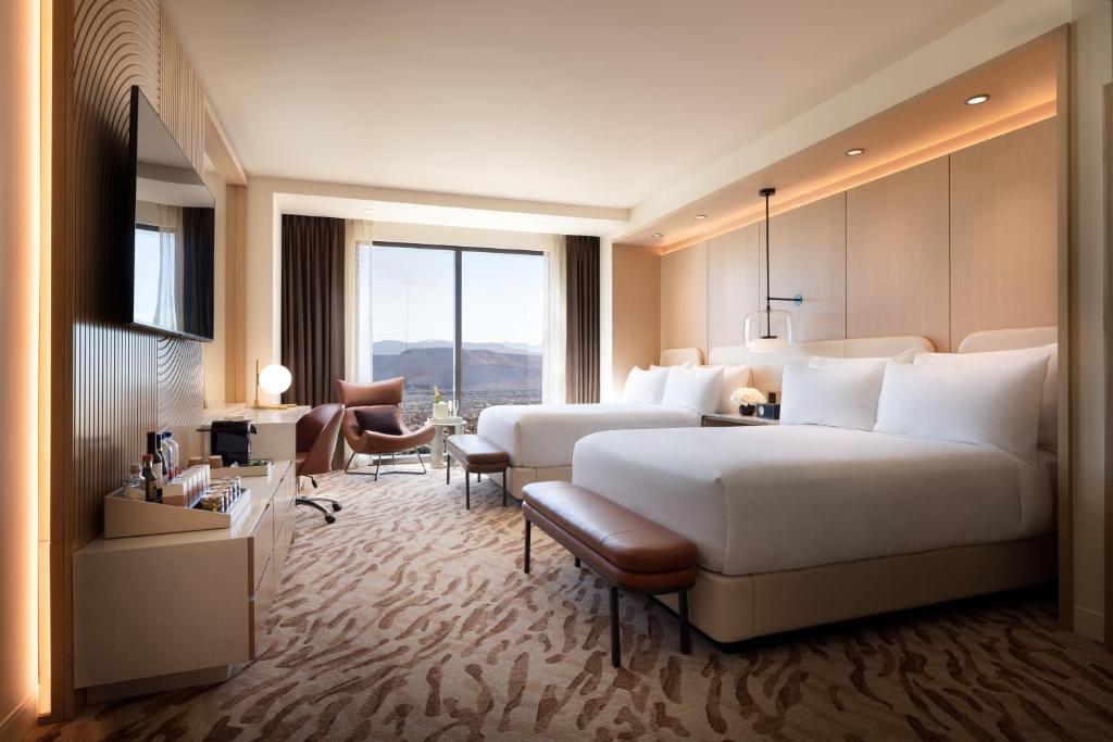 Durango Casino &amp; Resort客房内的一张或多张床位