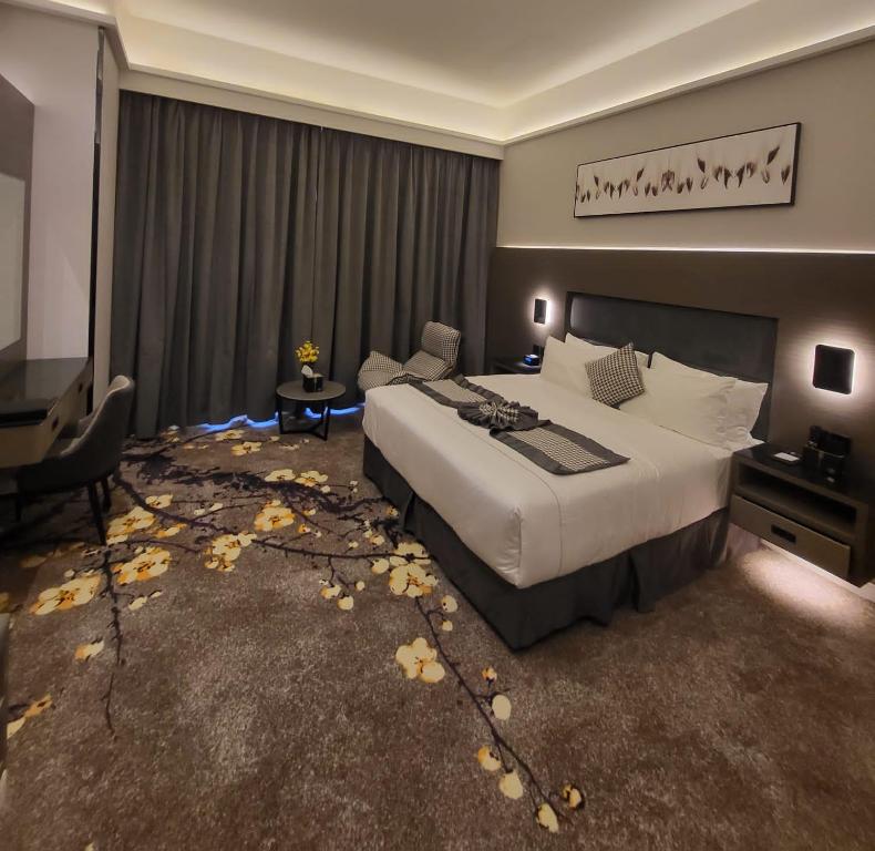 Msharef almoden hotel فندق مشارف المدن客房内的一张或多张床位