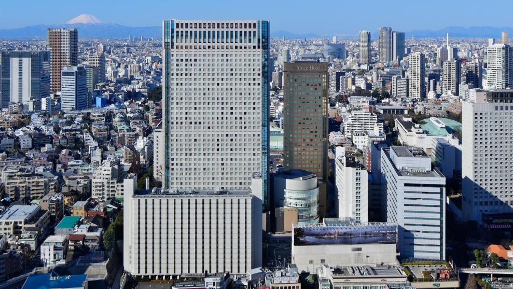 东京品川王子大饭店的城市空中景观高楼