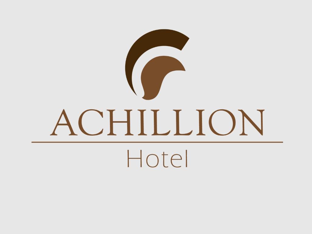 比雷埃夫斯Achillion Hotel Piraeus的灰百利酒店的新标志