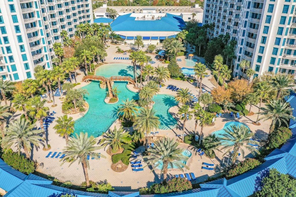 Marvelous 9th Floor Condo Gulf, Pool &amp; Sunset View内部或周边的泳池