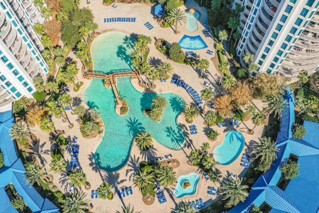 Marvelous 9th Floor Condo Gulf, Pool &amp; Sunset View内部或周边的泳池