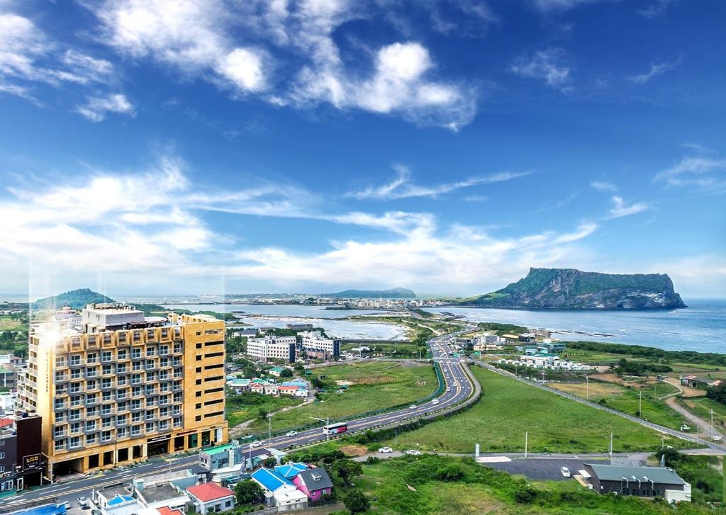 Jeju Seongsan Golden View鸟瞰图