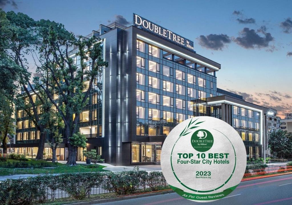 普罗夫迪夫Doubletree By Hilton Plovdiv Center的最佳四星级城市音乐酒店