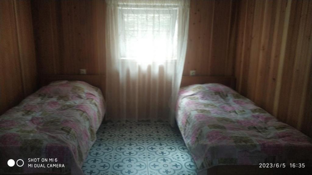 科布列季Family Holiday的小型客房 - 带2张床和窗户