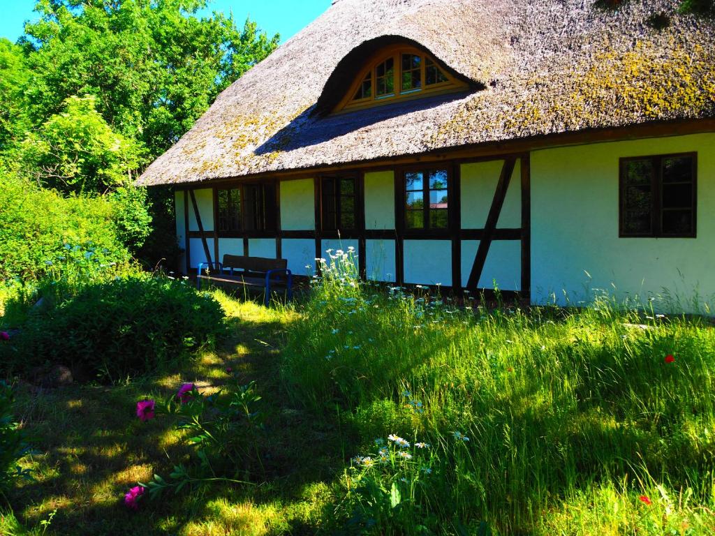 RossinEulenhof Vorpommern的草屋