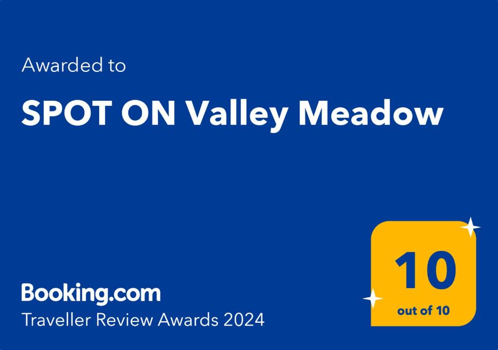SPOT ON Valley Meadow的证书、奖牌、标识或其他文件