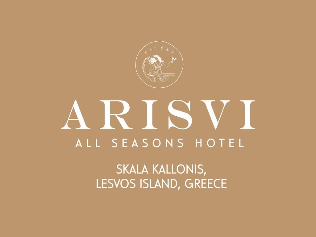 斯卡拉卡伦尼斯Arisvi All Seasons Hotel的全季酒店名称的奥斯汀标志