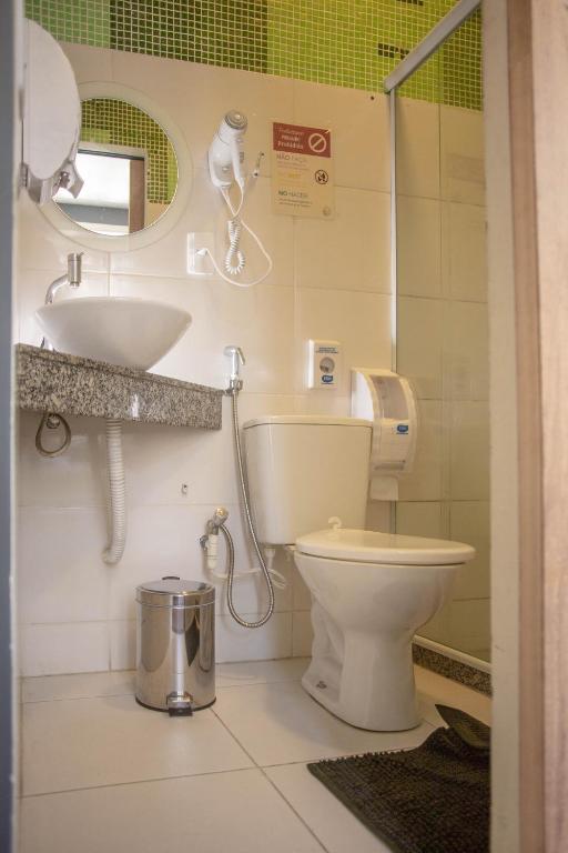 Aurora Hostel Rio的一间浴室