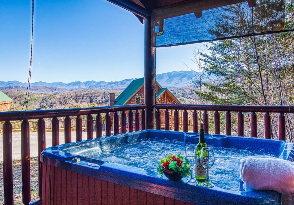 山景或在度假屋看到的山景