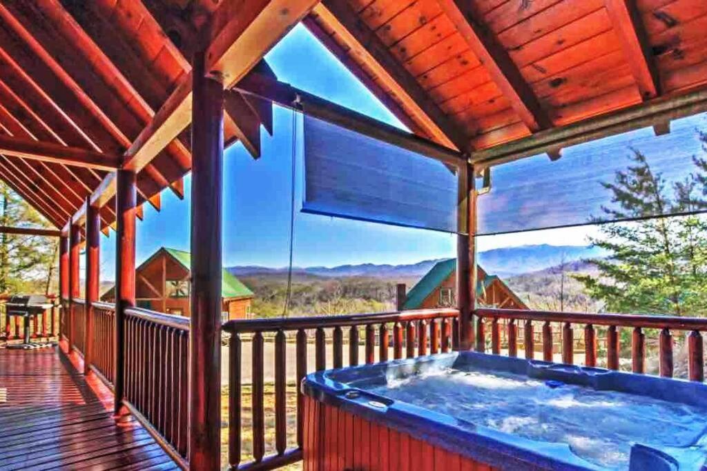 山景或在度假屋看到的山景