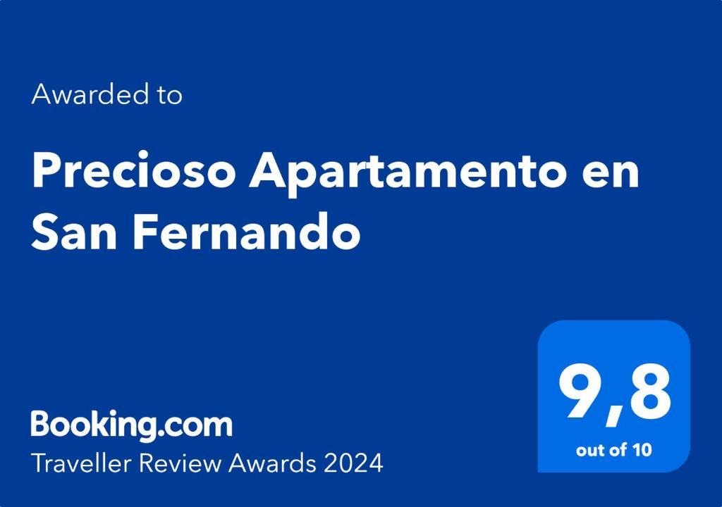 圣费尔南多Precioso Apartamento en San Fernando的一张在圣费迪南德任命比索的屏幕照