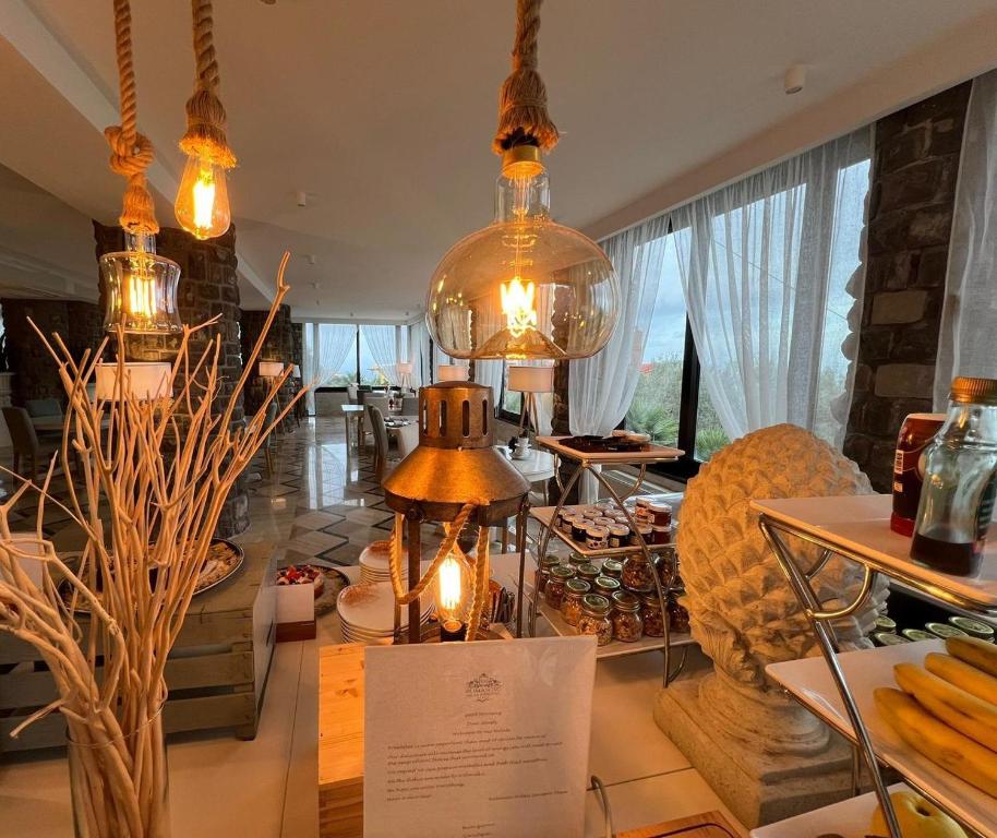 Romantic Relais Sorrento的休息区