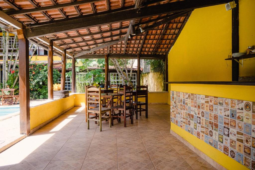 Pousada Serra da Bocaina Paraty餐厅或其他用餐的地方