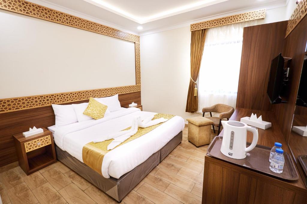 Makkah Jewel Hotel客房内的一张或多张床位
