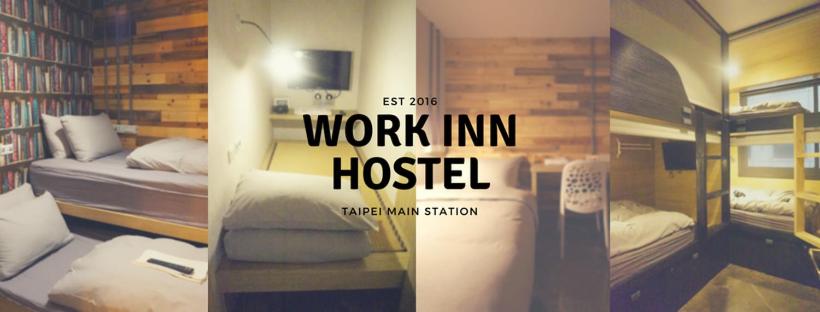 台北WORK INN 北车馆的一张酒店客房的照片,配有一张床