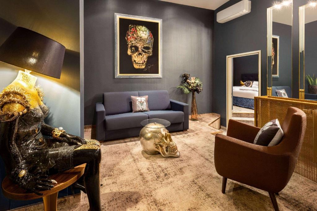 Amedia Hotel &amp; Suites Leipzig, Trademark Collection by Wyndham的休息区