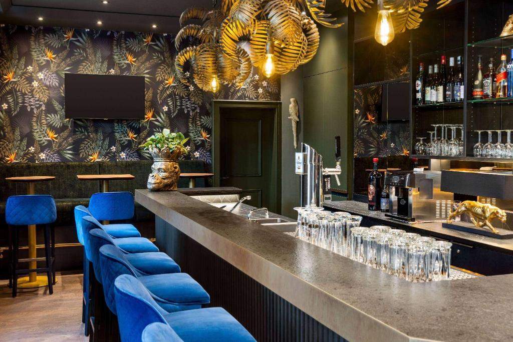 Amedia Hotel &amp; Suites Leipzig, Trademark Collection by Wyndham酒廊或酒吧区