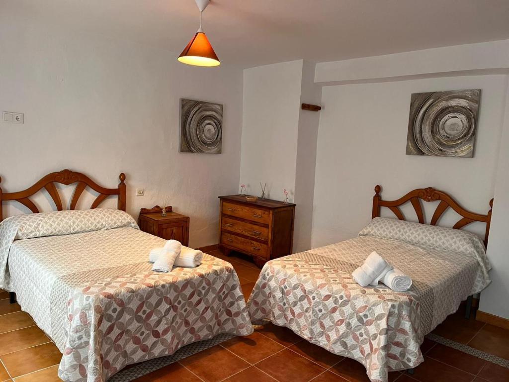 Casa Los Belenes客房内的一张或多张床位