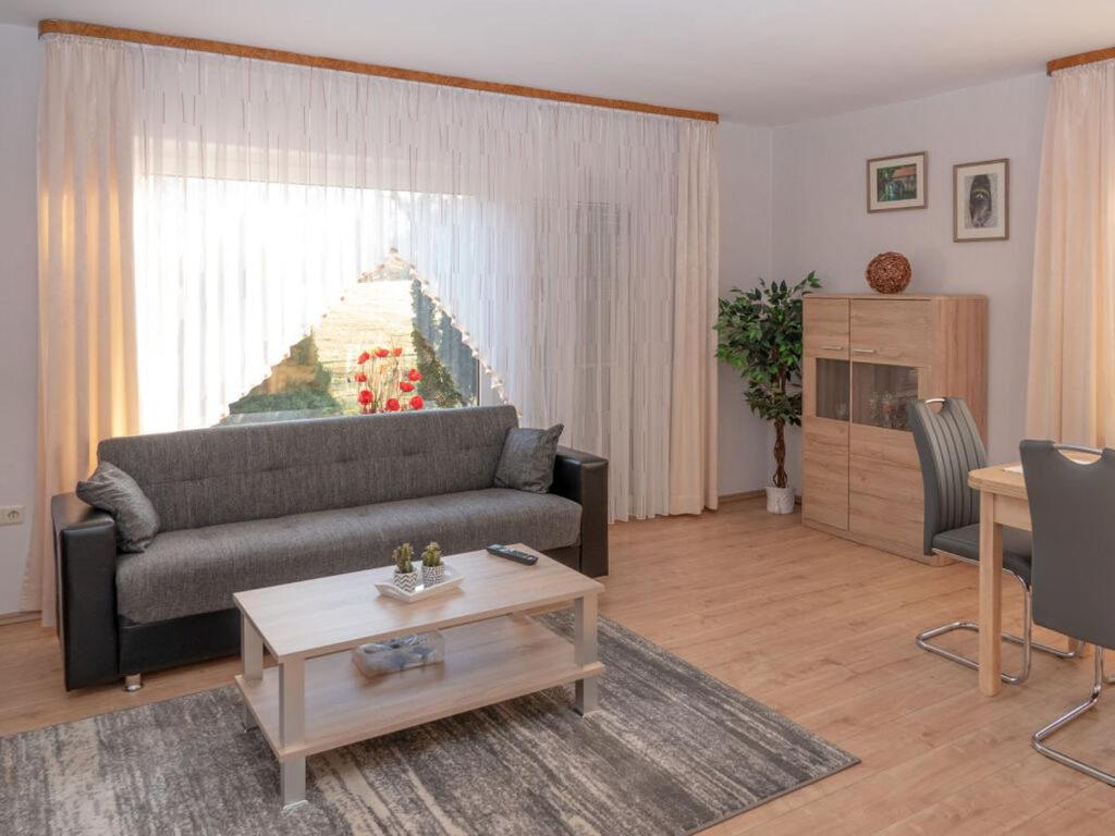 索斯特Quaint apartment in Soest的客厅配有沙发和桌子
