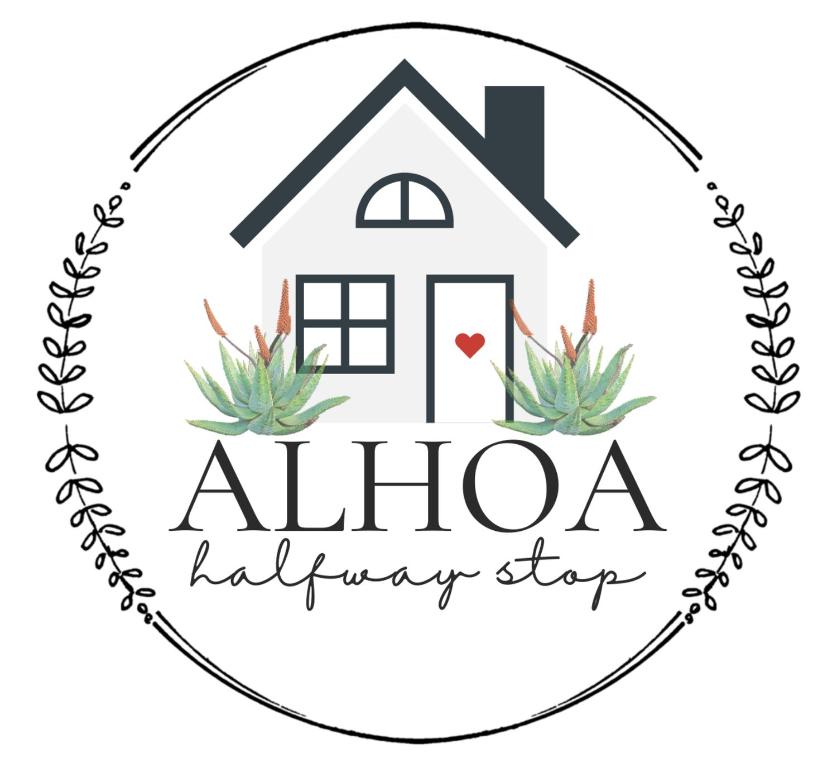 加里尔普达姆Alhoa Halfway Stop的环形厨房商店的标志