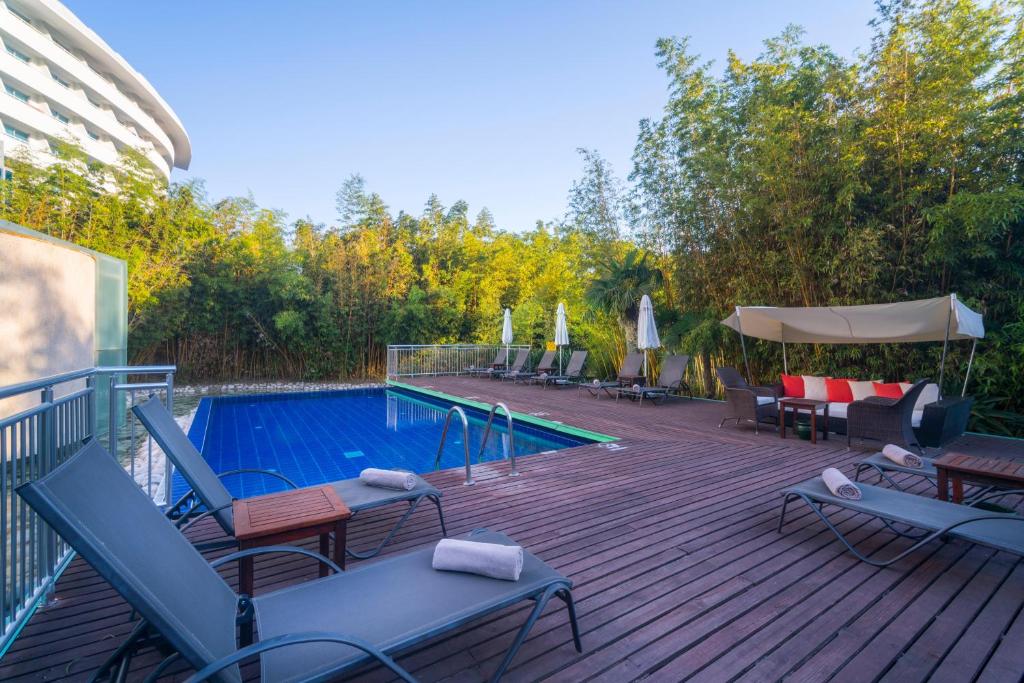 Concorde De Luxe Resort Lara Antalya- Prive Ultra All Inclusive内部或周边的泳池