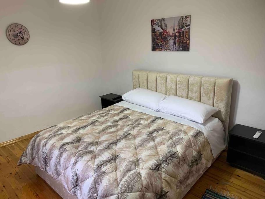 戈里察Traditional Bazaar Home2的一间卧室配有一张带两个枕头的床