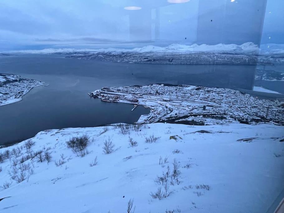 冬天的Narvik sentrum