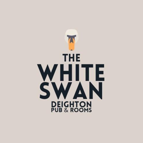 约克The White Swan Deighton的白色天鹅删除酒吧和客房的标志