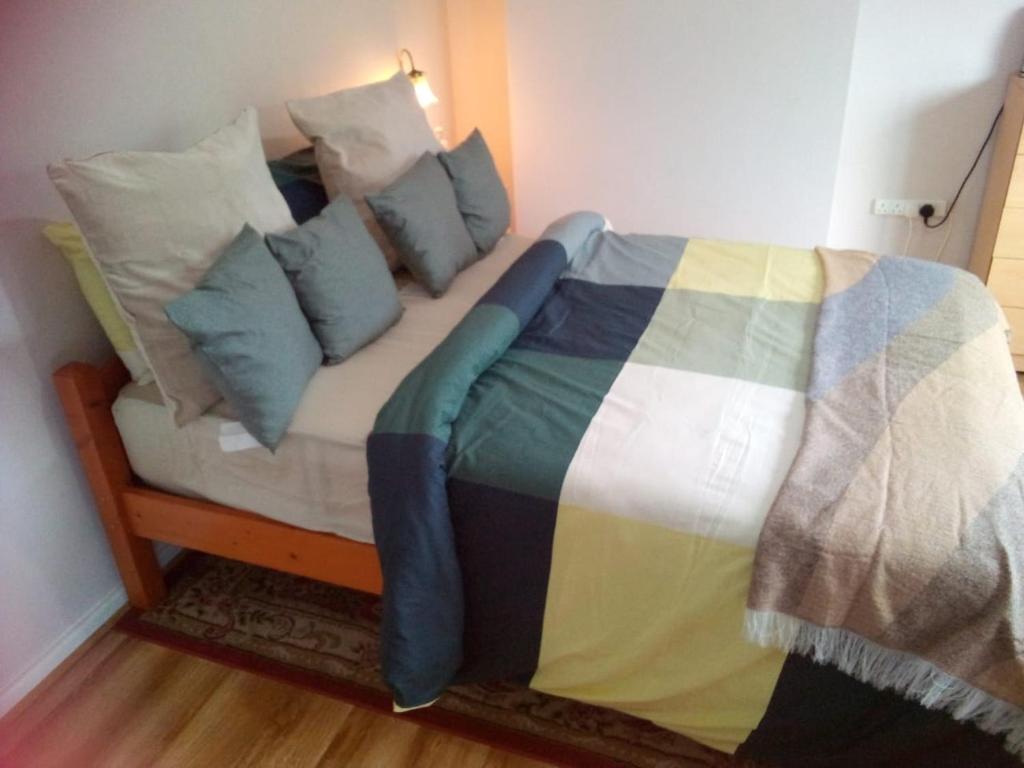 SedgleyDouble guest room的一张床上的枕头