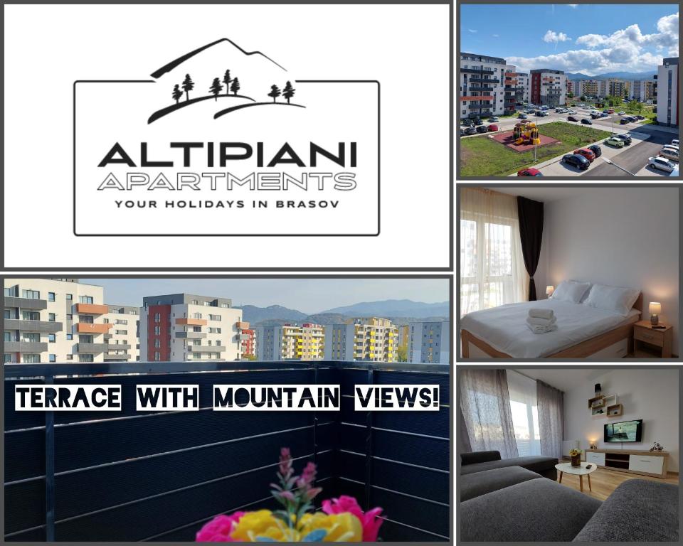 布拉索夫Apartment Altipiani Panoramic Silver的城市与酒店相联的照片