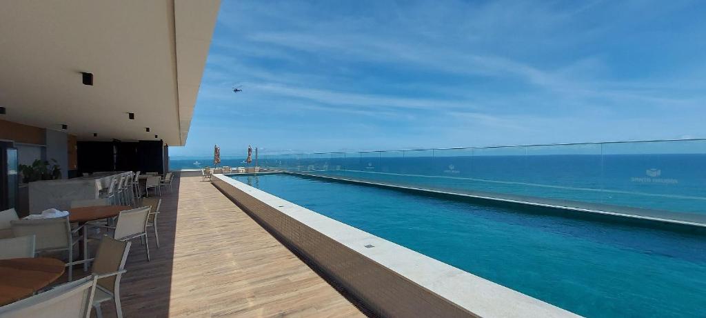 萨尔瓦多COSTE0104 - Premium Stella Maris的海景游泳池