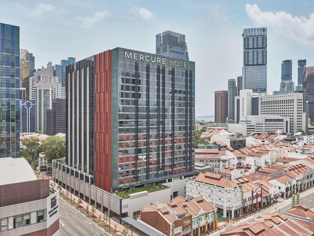 新加坡Mercure ICON Singapore City Centre的城市中Meyerforce酒店的景色