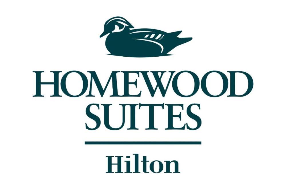 科罗拉多斯普林斯Homewood Suites By Hilton Colorado Springs Airport的一只鸭子,上面有“爱姆伍德套房”