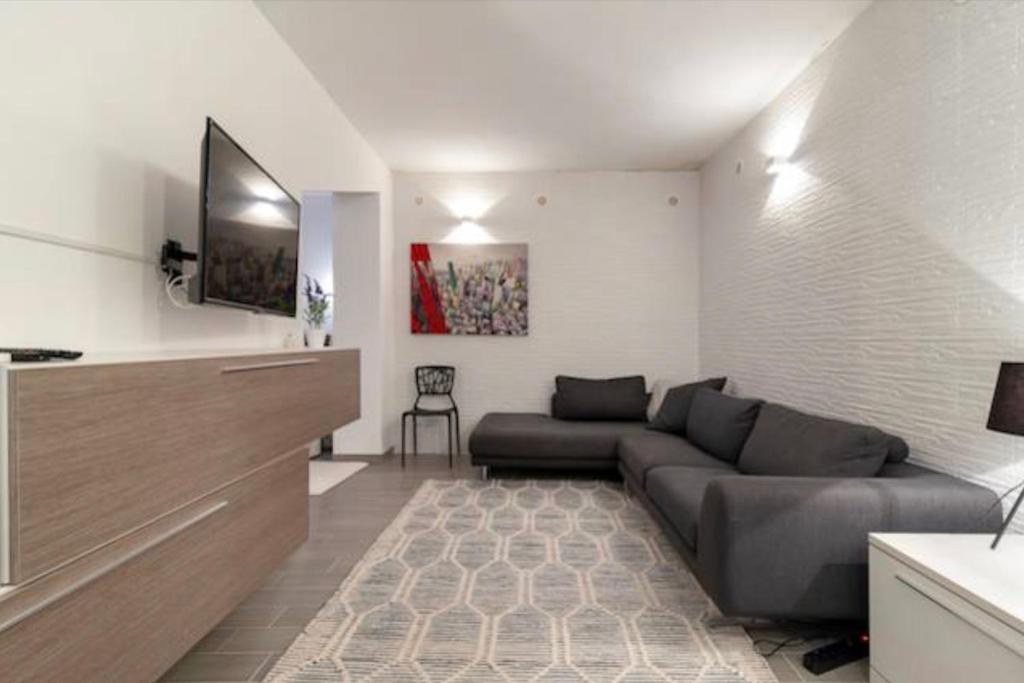 加拉蒂纳Salento Home的带沙发和平面电视的客厅