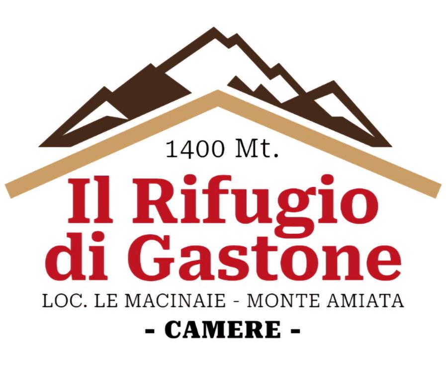 皮亚诺堡IL RIFUGIO DI GASTONE - Monte Amiata -的露天赌场的标志