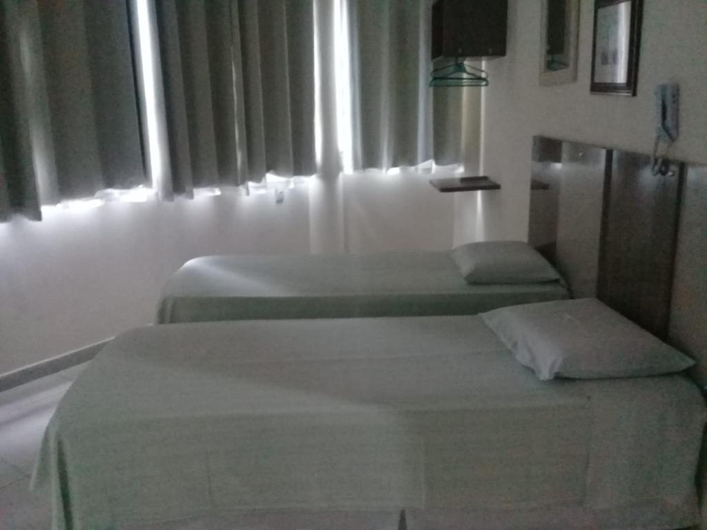 Hotel Rio Branco客房内的一张或多张床位