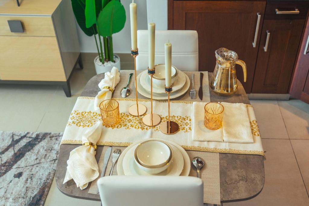 Luxury Studio, 29 Boulevard near Burj Khalifa Downtown - Chalet Homes平面图