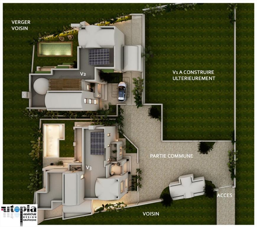 哈马马特Villas Sophia的房屋的平面图